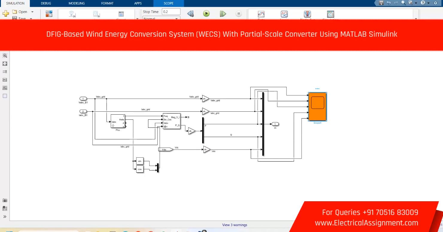 ANN-Based DFIG Wind Energy System - MATLAB Simulink Simulation screenshot 5
